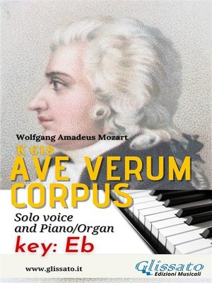 cover image of Ave Verum --Solo voice and Piano/Organ (in Eb)